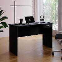 Mesa Para Escritorio 1 Gaveta 120 Cm 6901 Preto Mobbs Preto - 5