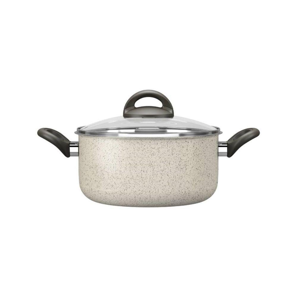 Jogo De Panelas Brinox Antiaderente Ceramic Life 5 Peças Vanilla - 3