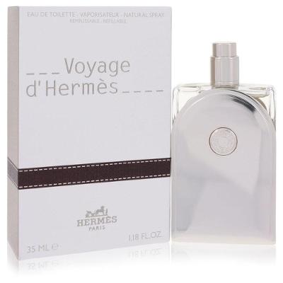 Perfume-col. Masc. Voyage D'hermes Hermes 35 Ml Eau De Toilette Recarregável
