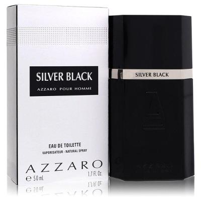 Perfume Masculino Silver Black Azzaro 50 Ml Eau De Toilette