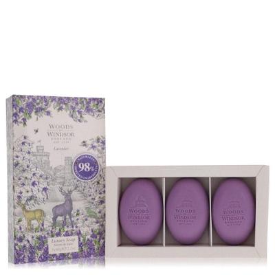 Perfume Feminino Lavender Woods Of Windsor 3 X 60 Fine English Sabonete