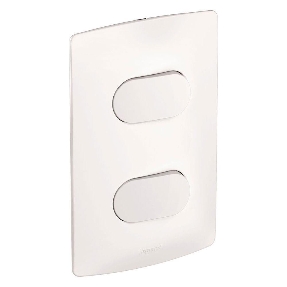 2 Interruptores Simples 4x2 Ny Br 10a Nereya - 663101 - Pial 2 Interr.simples 4x2 Ny Br 10a Nereya - 1