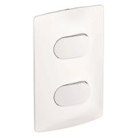 2 Interruptores Simples 4x2 Ny Br 10a Nereya - 663101 - Pial 2 Interr.simples 4x2 Ny Br 10a Nereya - 1