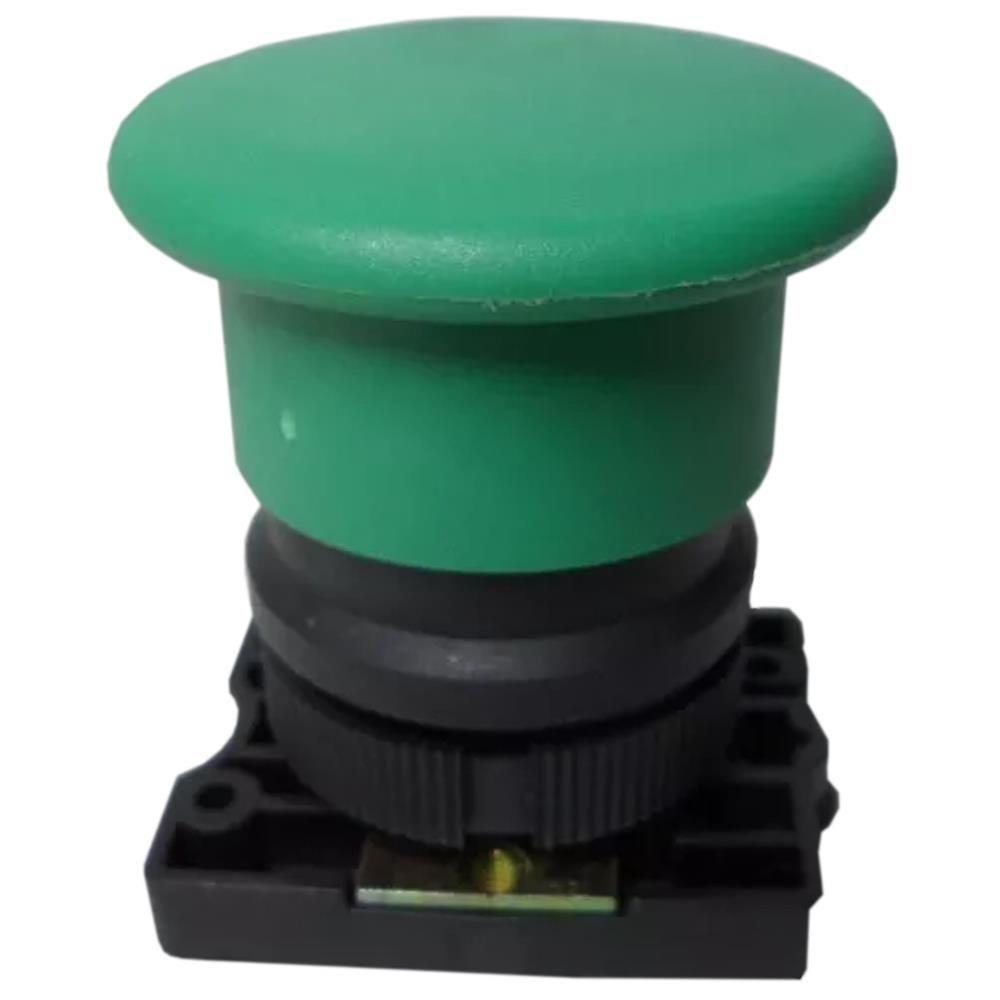 Botão à Impulso Tipo Soco Verde 60mm - Slpfn2m6 - Steck Bot.impul Soco Vd 60mm S-pfn2m6-slpfn2m6 Steck - 1