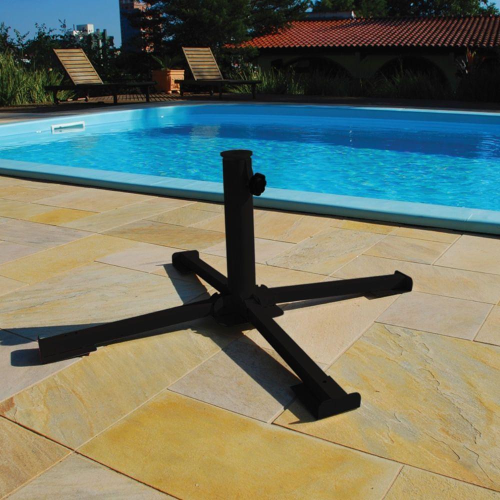 Base De Aço Para Guarda-sol E Ombrelone - 3695 - Mor Base P-guarda Sol E Ombrelone Mor 3695. - 3