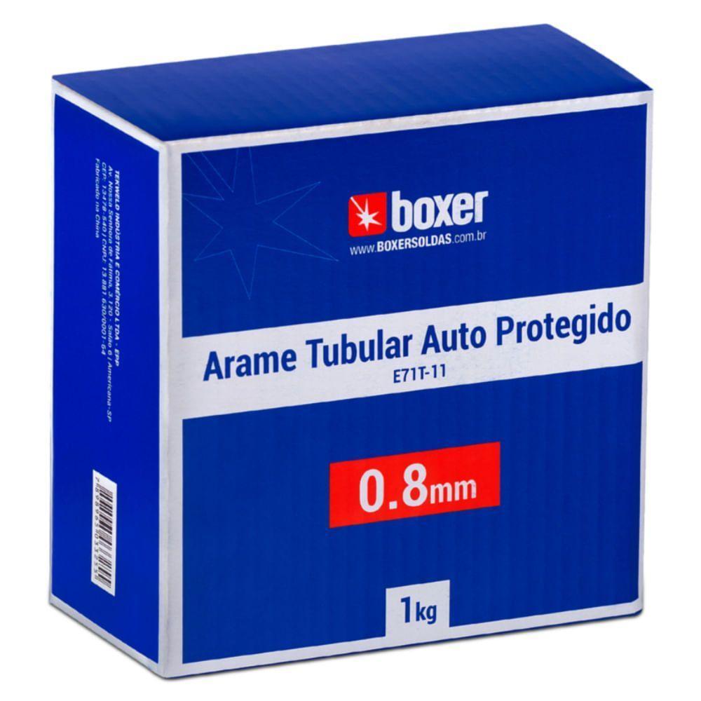 Arame Auto Protegido 0,8mm 1 Kilo - E71t-11- Boxer Arame Auto Protegido 0,8mm 1 Kilo - 1570003 - Boxer - 2