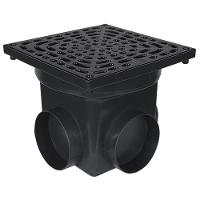 Caixa Coletora De água Pluvial Pequena Preta - 011005503 - Metasul Caixa Coletora Agua Pluvial Pequena Pret - 1