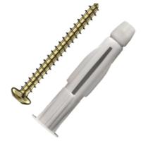 Bucha Mu Para Tijolo Baiano Nº 6 Com Parafuso Cartela 10 Peças - 256 - Sforplast - 1