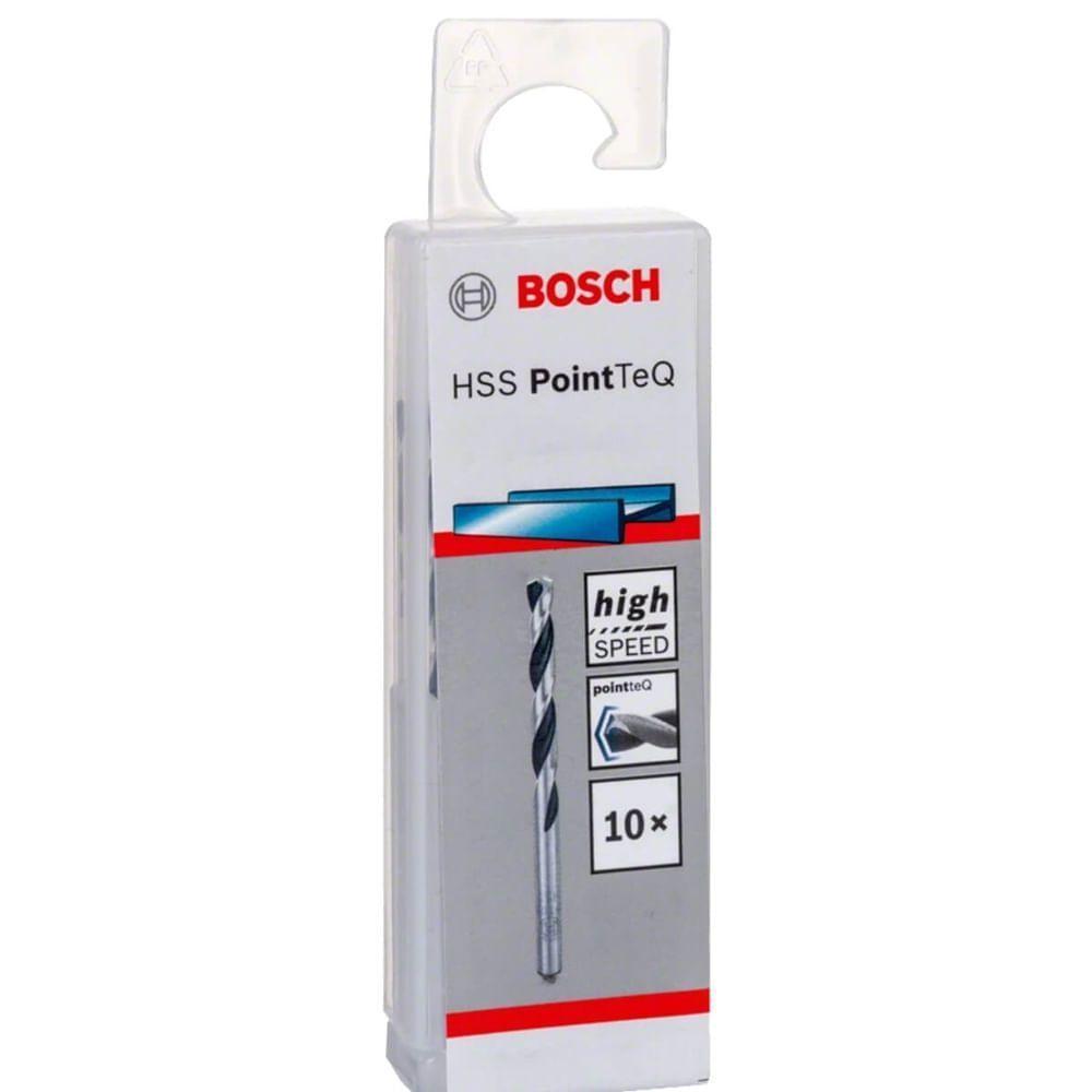 Broca Para Metal Aço Rápido Hss-pointteq 4.0mm 10 Unidades - 2608577208 - Bosch - 6