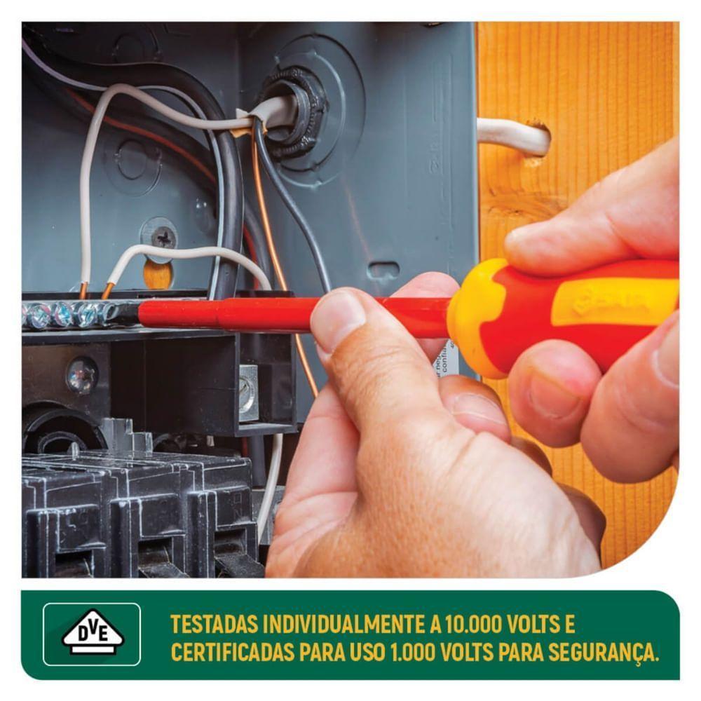 Chave Philips Vde 1 X 80mm - St61222sc - Sata Chave Philips Vde N° 1 X 80mm - St61222sc - Sata - 6