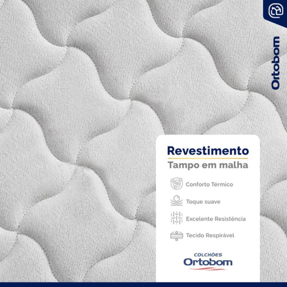 Colchão De Espuma Solteiro Airtech 100 D33 18x88x188cm - 1040328285 - Ortobom Colchao Airtech 100 D33 Solt 18x88x188 - 3