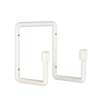 Gancho Multiuso G11 Duplo Branco - G11-d-br - Multivisão - 1