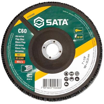Disco Flap Abrasivo Metal 7' C60 - St55506g - Sata