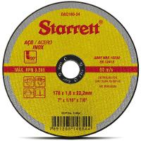 Disco Abrasivo De Corte 178x1,6x22,2mm - Dac180-24 - Starrett Disco Abrasivo De Corte 178x1,6x22,2mm Dac180-24 - 1