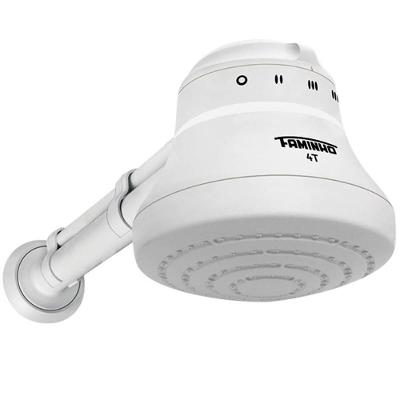 Ducha Faminho 4 Temperaturas Com Cano De 30cm Branco 127 Volts 5400 Watts - 3858 - Fame