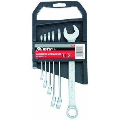 Jogo De Chave Combinada 6x17mm Com 6 Peças Cromo Fosco - 154029 - Mtx