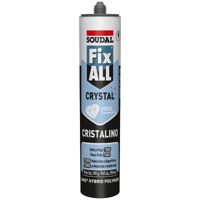 Fix All Crystal Fixa Tudo Transparente 290ml - 123763 - Soudal Brasil
