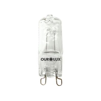 Lâmpada Halógena Ouropin G9 40w 127v Clara - 01322 - Ourolux Lamp.halogena Ouropin G9 40w 127v Clara 01322