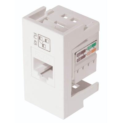 Módulo Tomada Para Rede De Informática Rj45 Cat 5e 8vias Modulo - 1140 - Fame Tomada Rede Rj45e 8v Mod.(sm) 1140 Fame