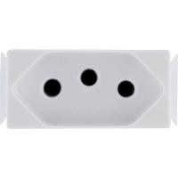 Módulo De Tomada 2p+t De 20 Ampères E 250 Volts Aria Branco - 57217032 - Tramontina - 1