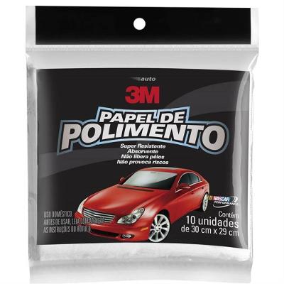 Papel De Polimento Com 10 Folhas - Hb004128193 - 3m Papel De Polimento C-10fls Cuno Latina