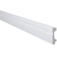 Rodapé De Poliestireno Wallstyl Fb7 Diy 7 Cm X 2,44 Metros - 112001 - Nmc - 1