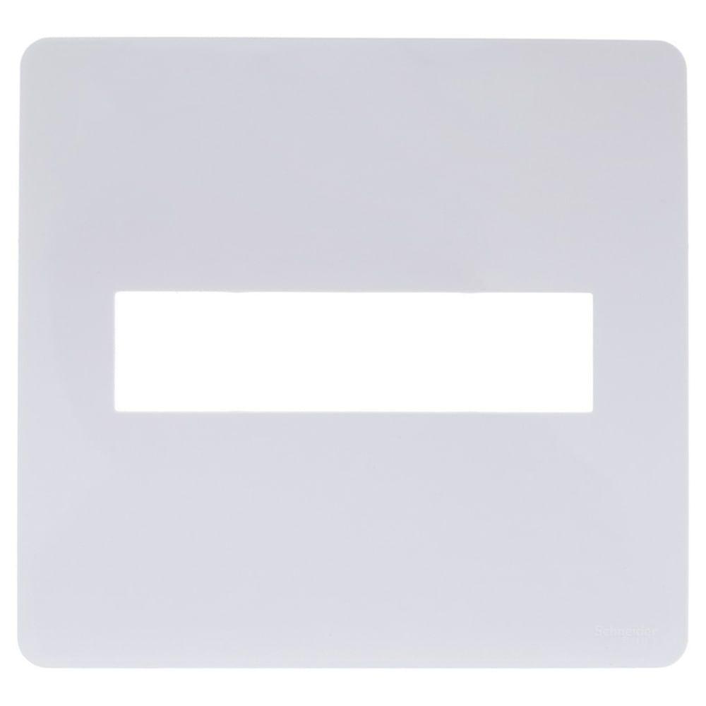 Placa 4x4 2 Postos Branca Orion - S730201004 - Schneider Placa 4x4 2 Postos Branca Schneider - 1