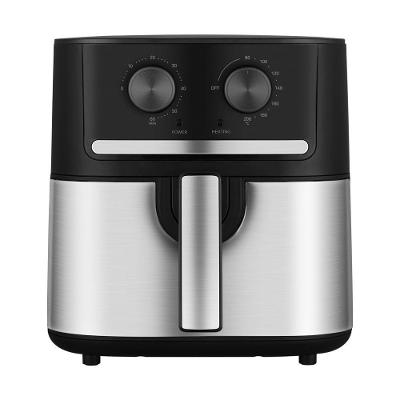 Fritadeira Air Fryer Midea FM55S1 5,5L 1900W Timer 60 Minutos Preto Inox 110V
