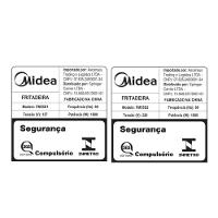 Fritadeira Air Fryer Midea Cyclone Preto e Inox 5,5L 110V FM55S1 - 6