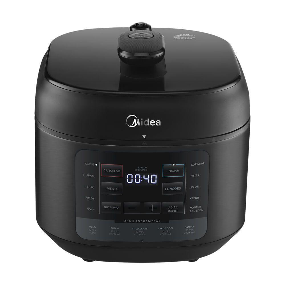 Panela De Pressão Elétrica 5L Nutripro Preta Midea PPD5P2 220V - 1