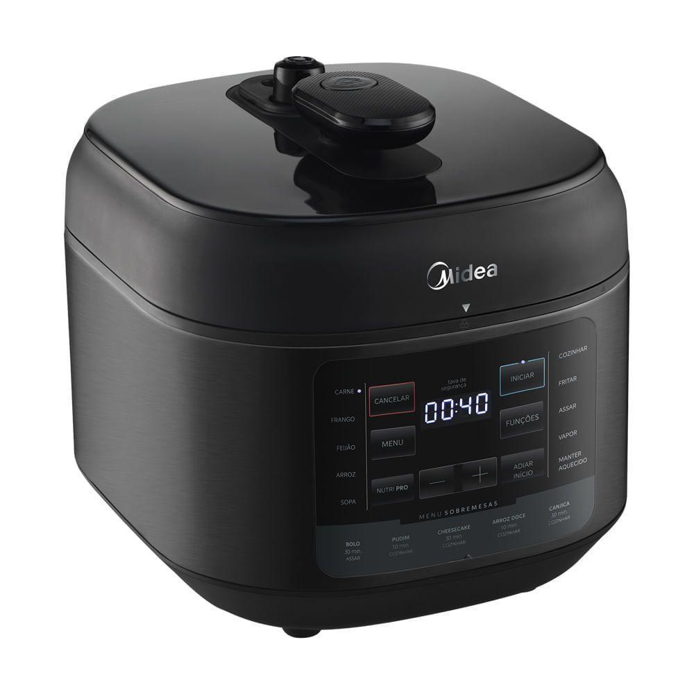 Panela De Pressão Elétrica 5L Nutripro Preta Midea PPD5P2 220V - 2
