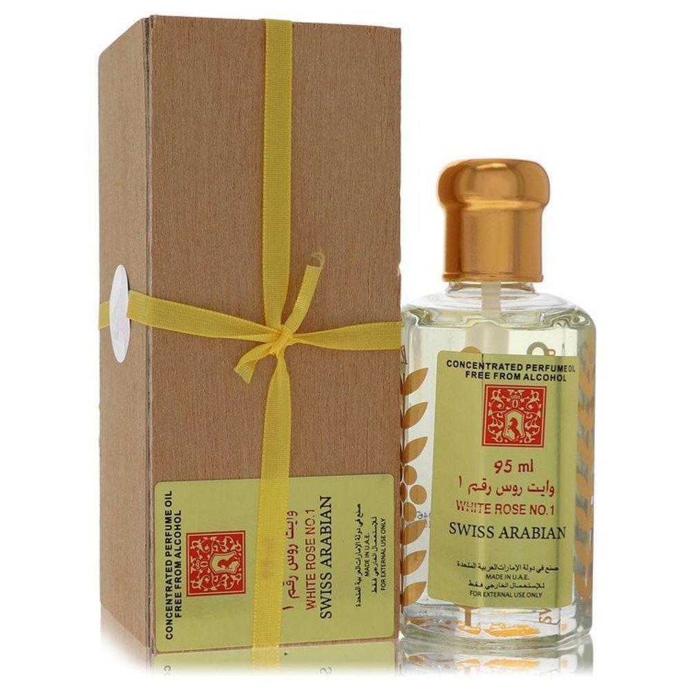 Perfume Feminino White Rose No 1 Swiss Arabian 94 Ml óleo De Perfume Concentrado Sem álcool - 1