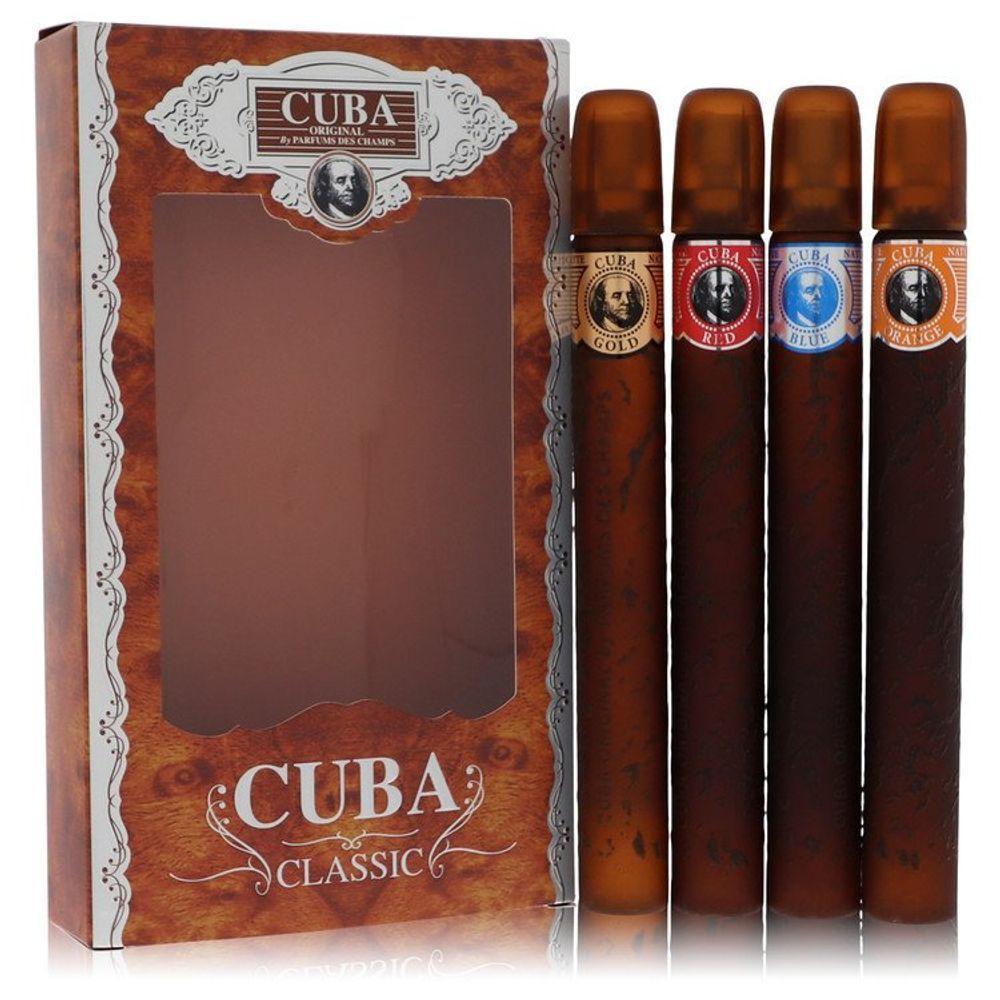 Perf.col. Masc.cuba Gold Fragluxe Caixa Presente 35ml Cuba Red,cuba Blue,cuba Gold,cuba Orange - 2