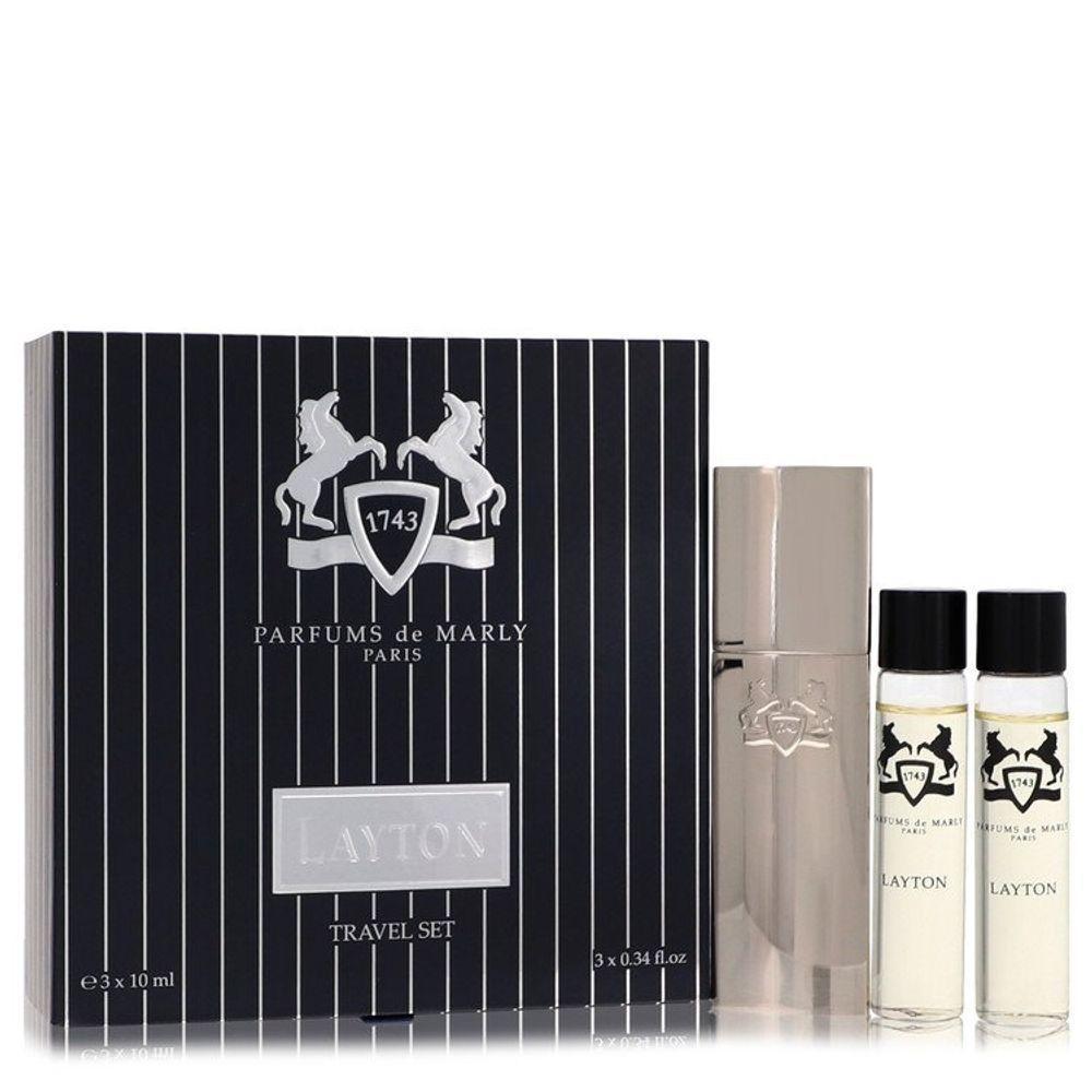 Perfume Masculina Layton Royal Essence Parfums De Marly 3 X 10 Ml Three Eau De Travel Set - 1
