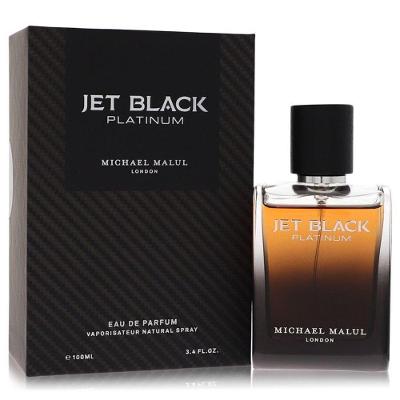 Perfume Masculina Jet Black Platinum Michael Malul 100 Ml Eau De Parfum