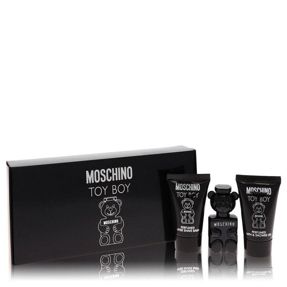 Perfume Masculino Moschino Toy Boy - Kit Presente 9,5 Ml Mini Edp 23 Ml Gel De Banho + 22 Ml Loção Pós-barba - 2