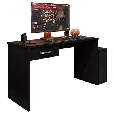 Mesa Para Computador Desk Gamer Drx-9000 Preto Black - Móveis Leão Preto Black
