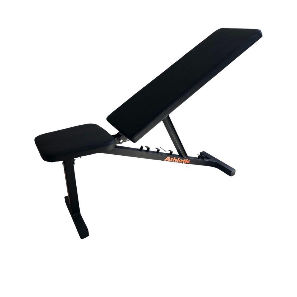 Banco Regulável Athletic Advanced 7 Níveis Reto, Inclinado, Declinado Suporta 110kg Musculação Completa Em Casa - 1