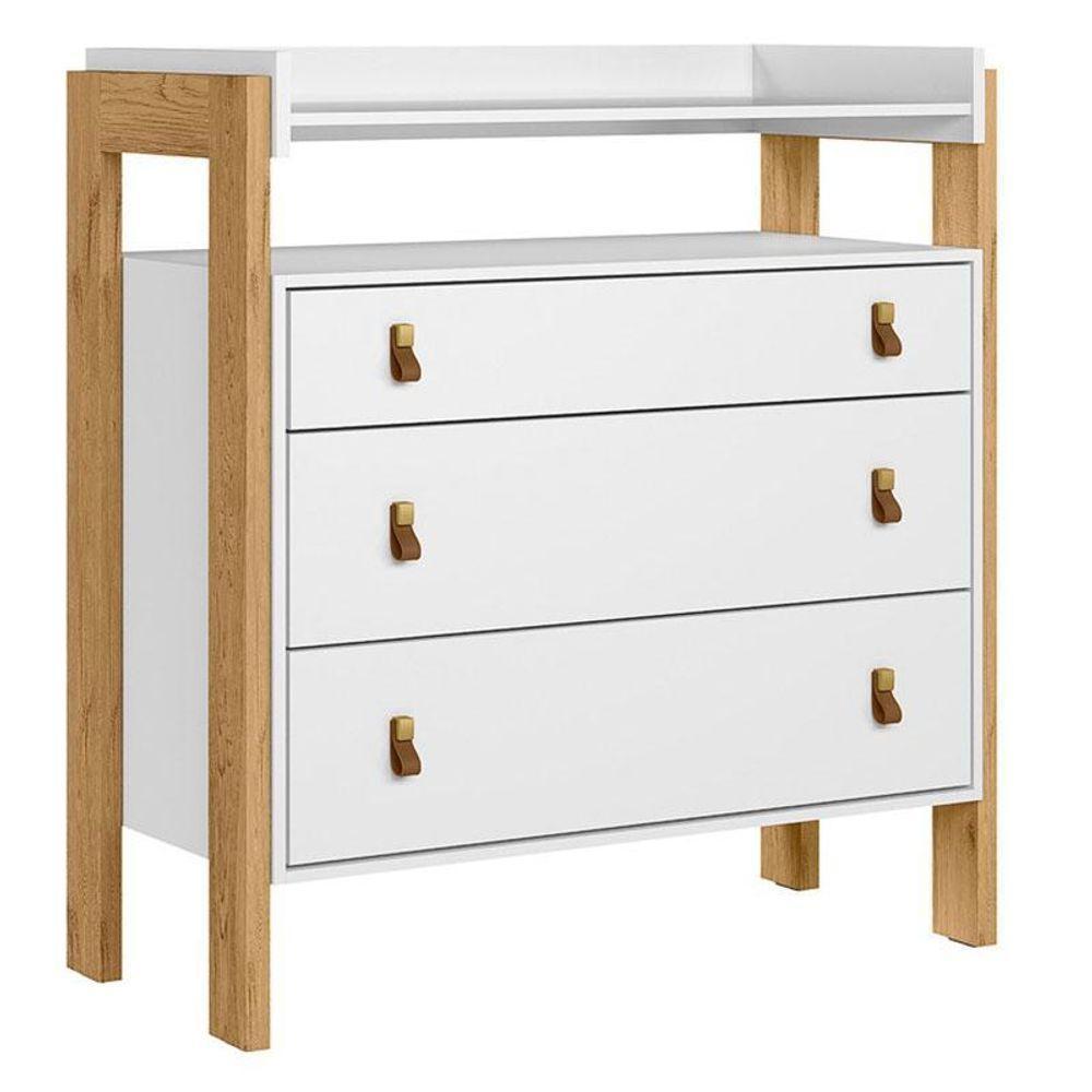 Quarto De Bebê Fantasia Branco Acetinado Com Colchão Gazin – Qmovi - 8