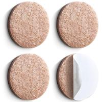 Protetor De Feltro Redondo Com Adesivo R 4cm Com 4 Peças 38 X 38 Mm - Pr2135 - Pinceis Atlas - 1