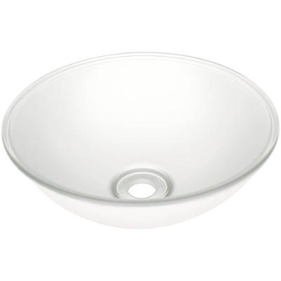 Cuba De Vidro Redonda 290mm Branca - 566 - Prismatic