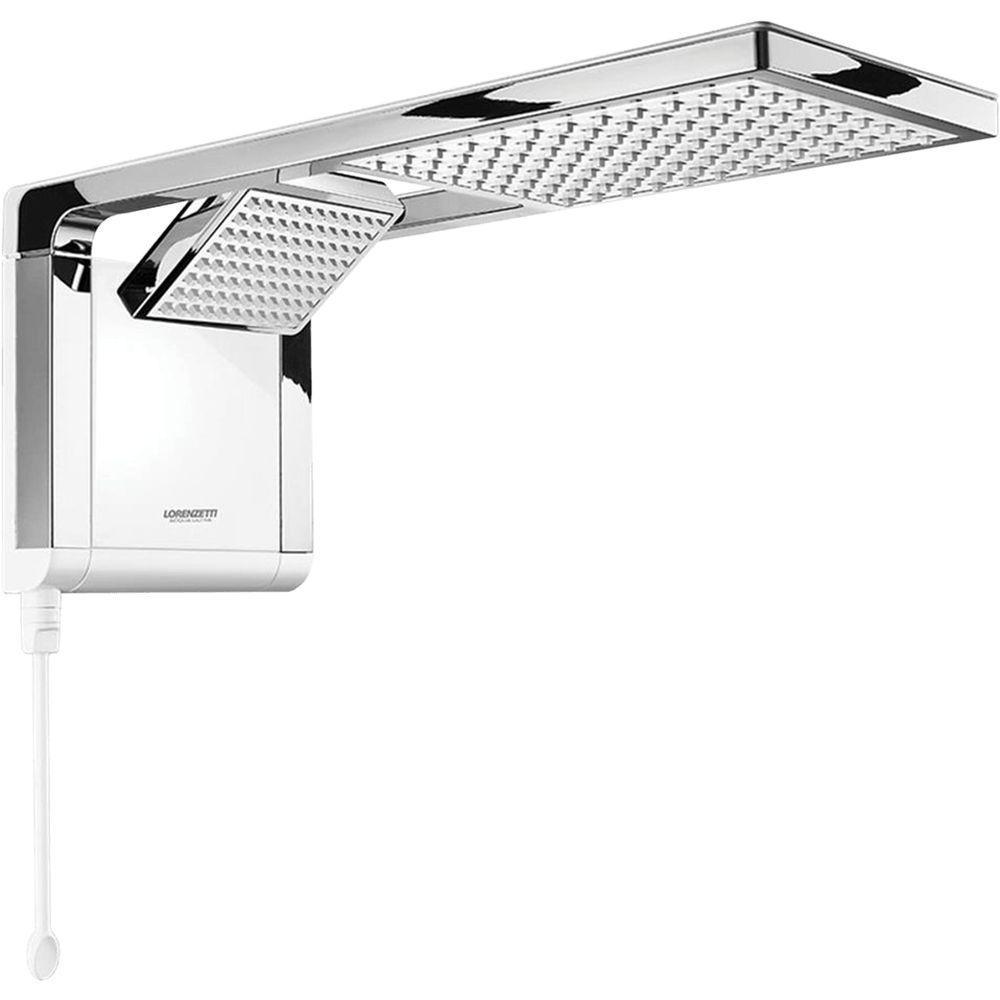 Chuveiro Acqua Duo Branco Cromado 220v 7800w - 7510101 - Lorenzetti Chuveiro Acqua Duo Bco 220v 7800w Crom. 7510101 - 1