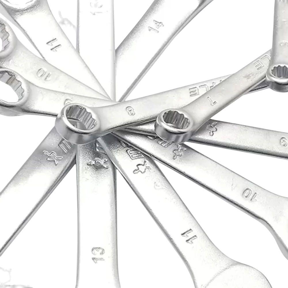 Jogo De Chave Combinada De 6 A 32mm Com 15 Peças - 102404 - Mayle Jg. Chave Comb 6 A 32mm 15pcs Mayle - 3