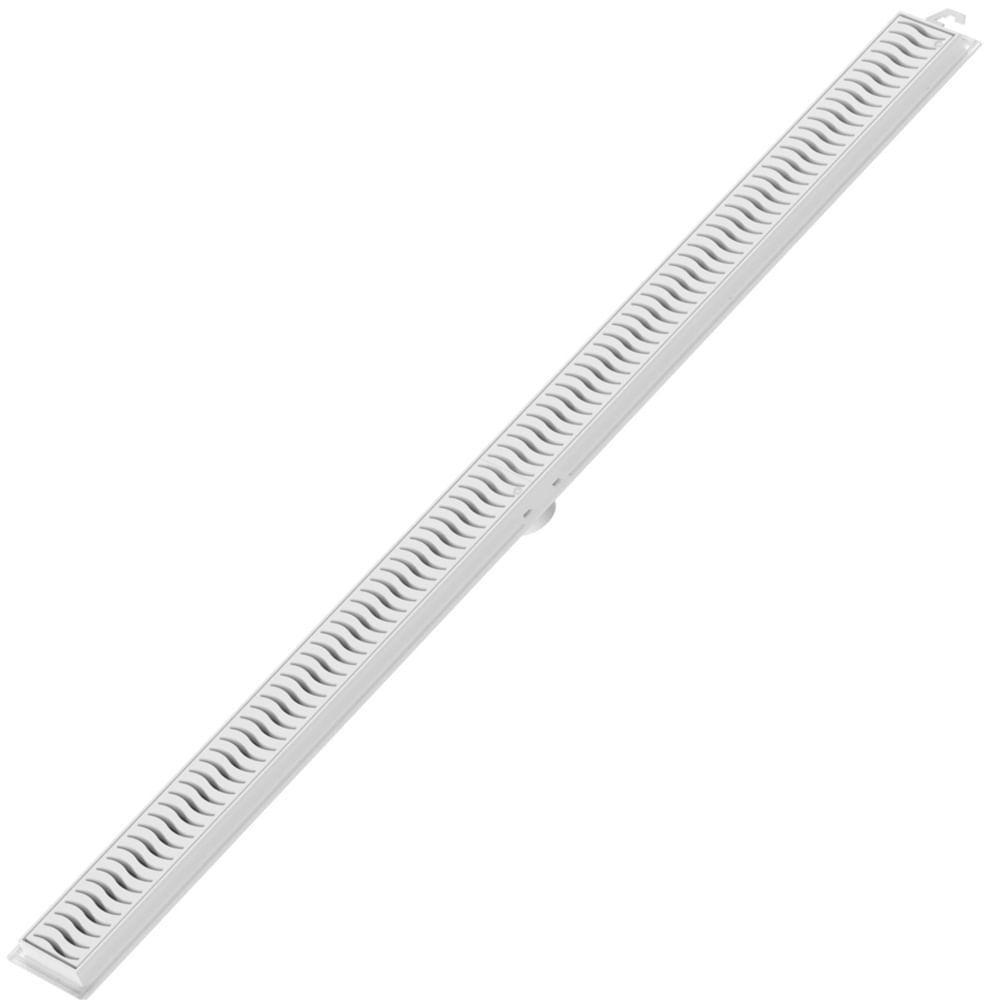 Ralo Linear Flat 90cm Grelha Branca - 100018904 - Tigre - 1