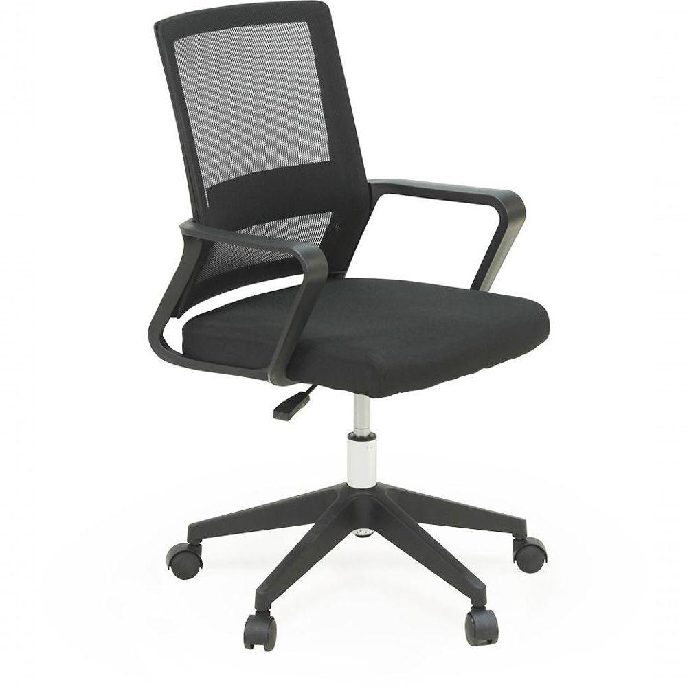 Cadeira De Escritório Premium Giratória Com Regulagem De Altura - Preto - 1