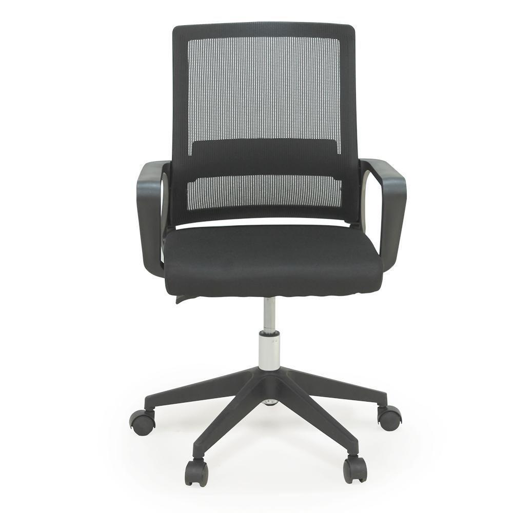 Cadeira De Escritório Premium Giratória Com Regulagem De Altura - Preto - 4