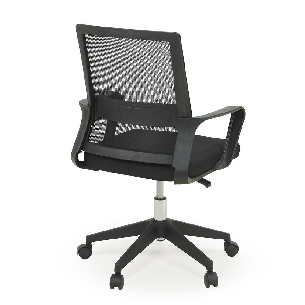 Cadeira De Escritório Premium Giratória Com Regulagem De Altura - Preto - 7