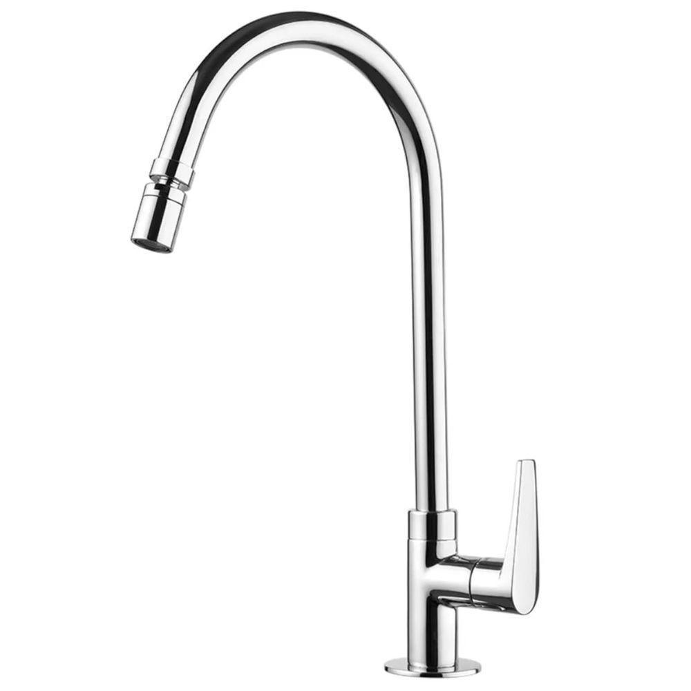 Torneira Para Cozinha De Mesa Bica Móvel Joy 1167 C32 - 7011206 - Lorenzetti - 1