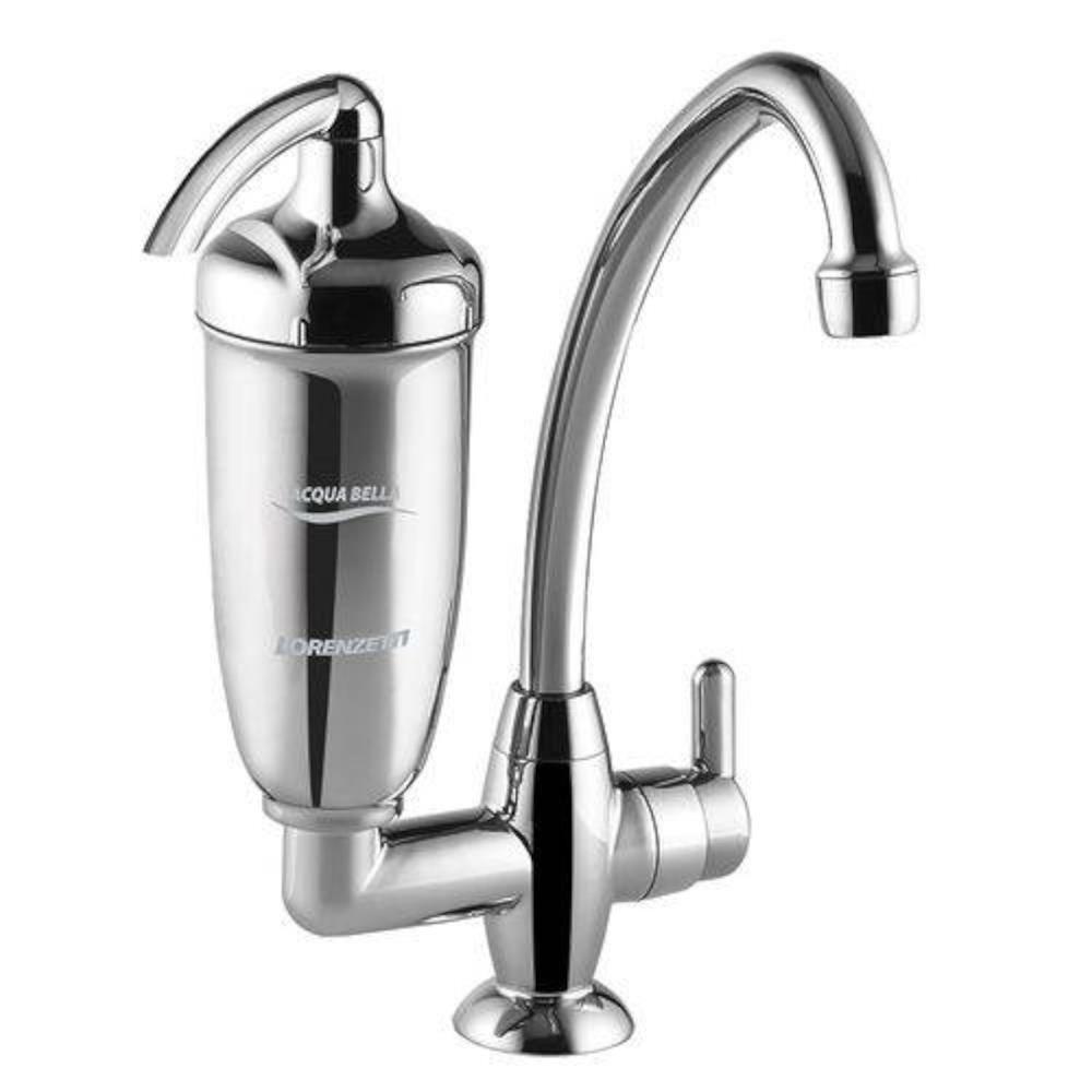 Torneira De Mesa Com Filtro Acqua Bella Cromado - 1075 - Lorenzetti Filtro C-torneira Acquabella Mesa Cromado - 1