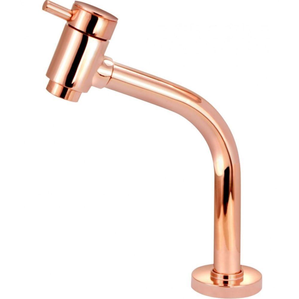 Torneira De Mesa Para Lavatório Fit 1-4 De Volta Bica Baixa 1197 Rose - Vtm297rwb - Esteves - 1